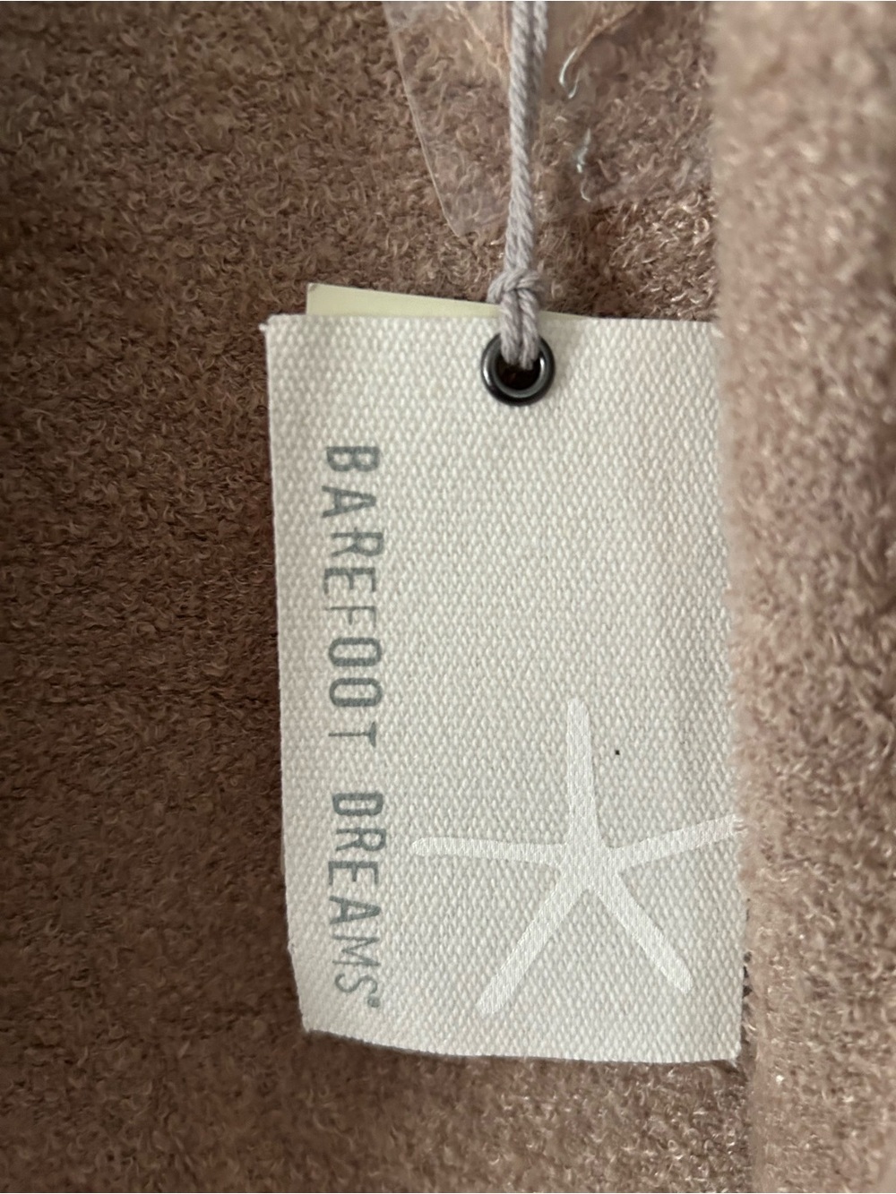 Barefoot Dreams Open-Front Light Taupe Cardigan with Pockets NWT - Picture 4 of 5